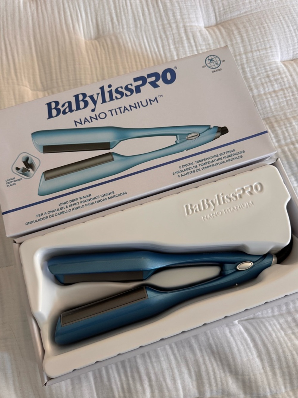 NEW! BaBylissPRO Nano Titanium Ionic Deep Waver for all hair types